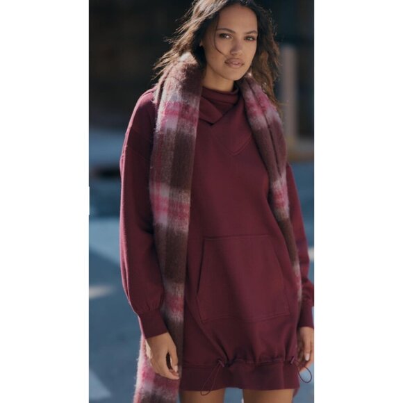 Daily Practice by Anthropologie Hooded Mini Dress Size Medium - Picture 2 of 11